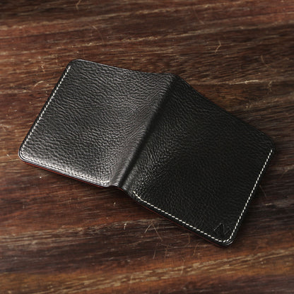 Leather Biflold Wallets for men, Handcarfted, Simple, Clean and Rugged.